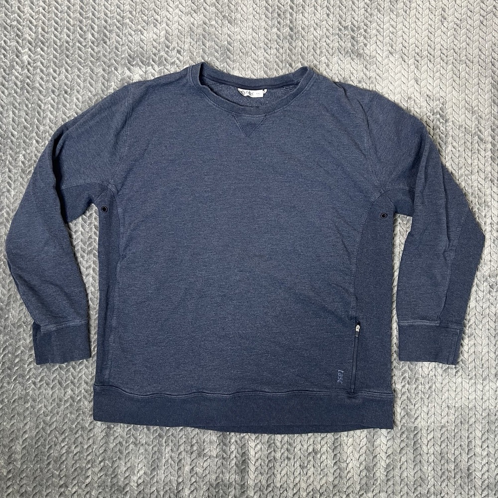 Tasc French Terry Sweatshirt Men's Size 2XL Performance Bamboo Blue